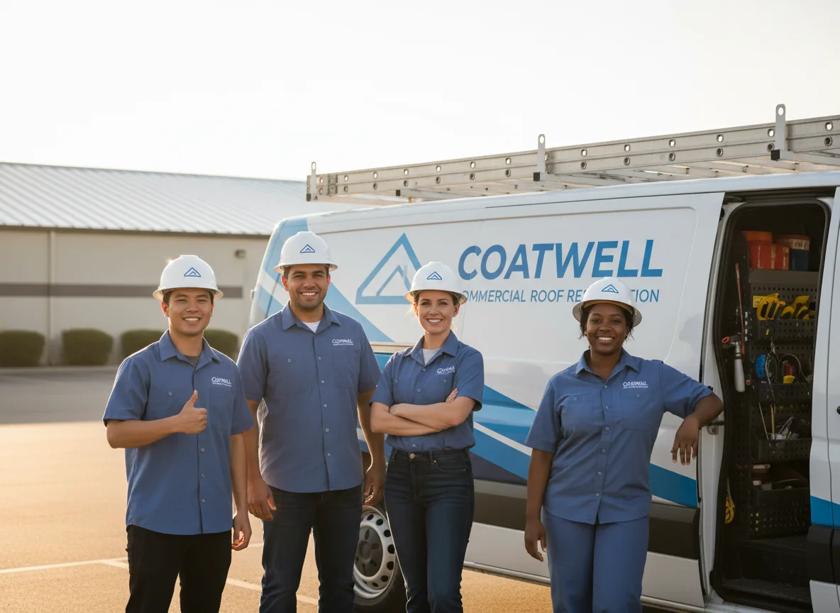 Commercial roof coating company in Victor, ID